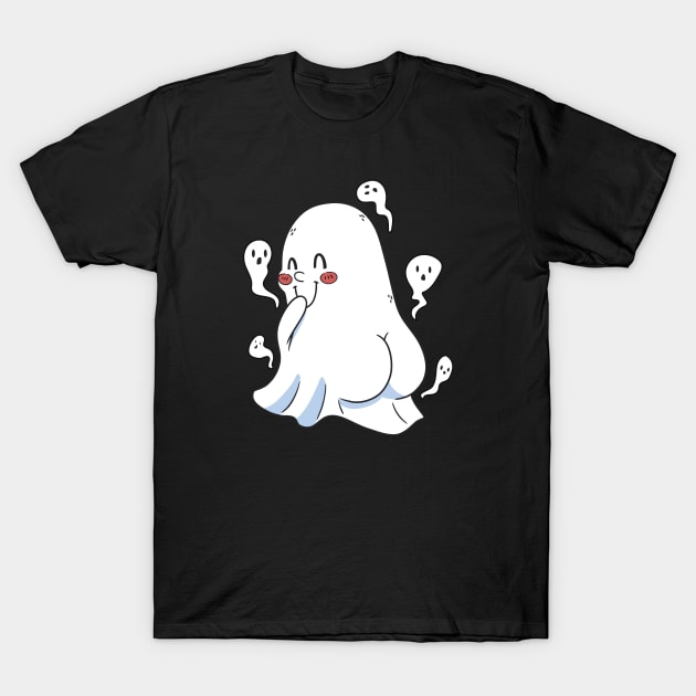 What Happens When Ghosts Fart T-Shirt by SLAG_Creative